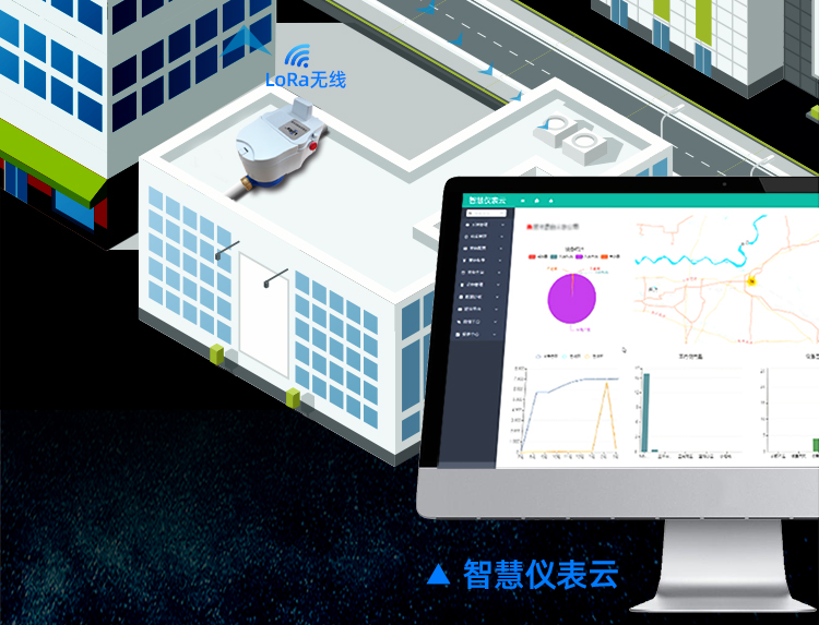 LoRa無線遠傳閥控水表